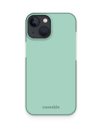 LIGHT GREEN Hard Shell Phone Case Apple iPhone 13 mini