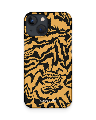 Warped Tiger Stripes Hard Shell Phone Case Apple iPhone 13 mini