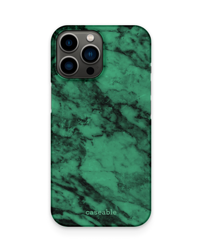 Green Marble Hard Shell Phone Case Apple iPhone 13 Pro Max