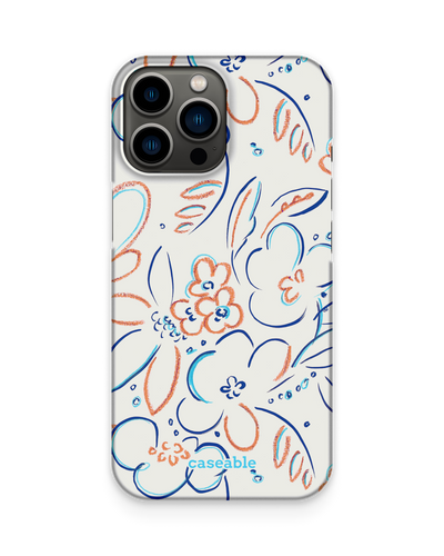 Bloom Doodles Hard Shell Phone Case Apple iPhone 13 Pro Max