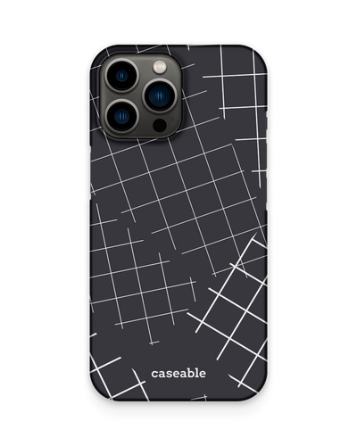 Grids Hard Shell Phone Case Apple iPhone 13 Pro Max