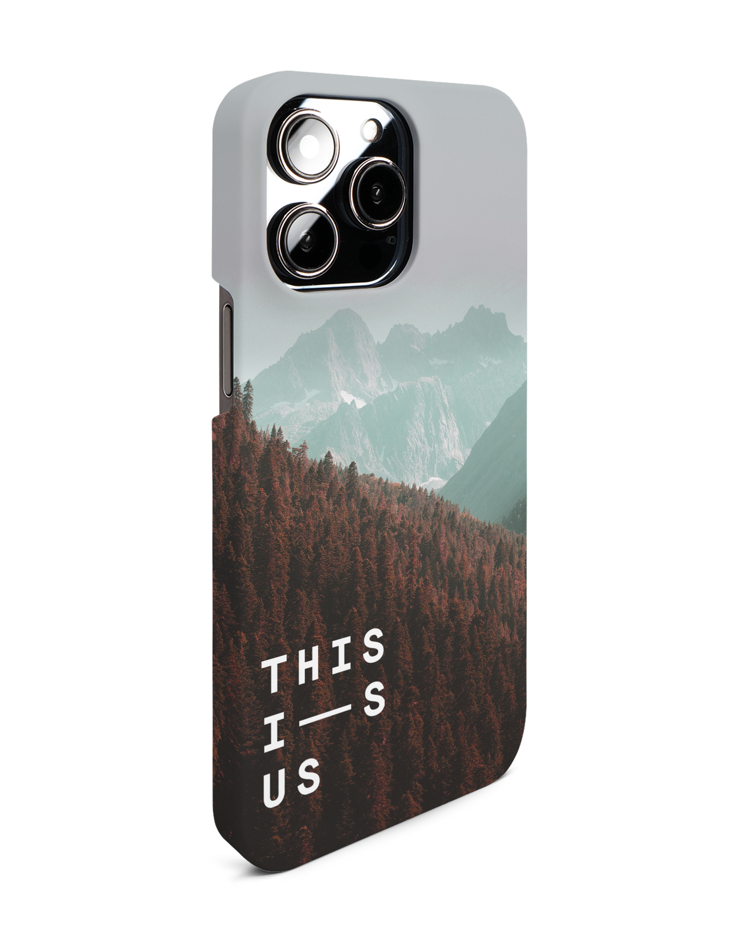 Into the Woods Hard Shell Phone Case for Apple iPhone 14 Pro Max: View from the left side