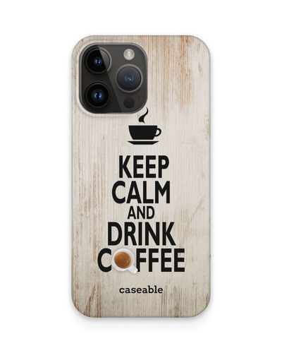 Drink Coffee Hard Shell Phone Case for Apple iPhone 14 Pro Max
