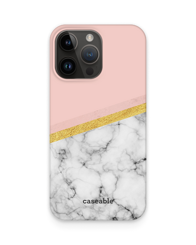 Marble Slice Hard Shell Phone Case for Apple iPhone 14 Pro Max