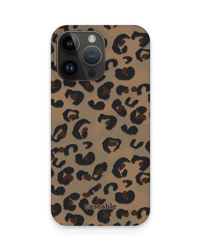 Leopard Repeat Hard Shell Phone Case for Apple iPhone 14 Pro Max