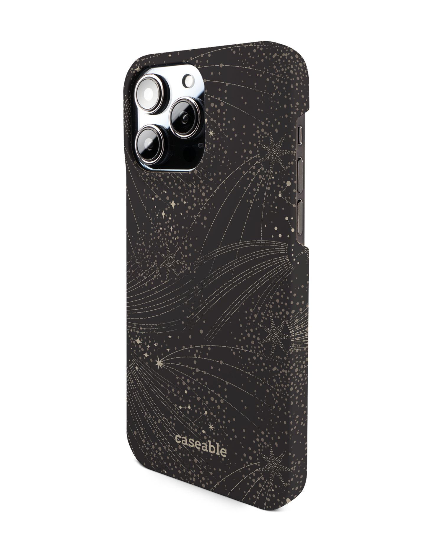 Make a Wish Star Hard Shell Phone Case for Apple iPhone 14 Pro Max: View from the right side