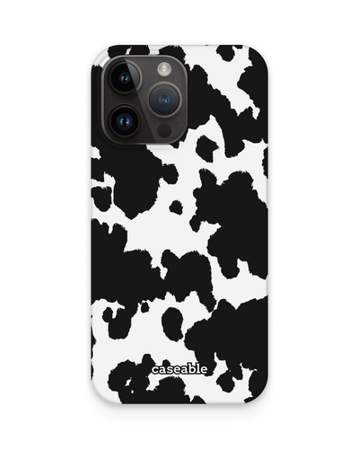 Cow Print Hard Shell Phone Case for Apple iPhone 15 Pro Max
