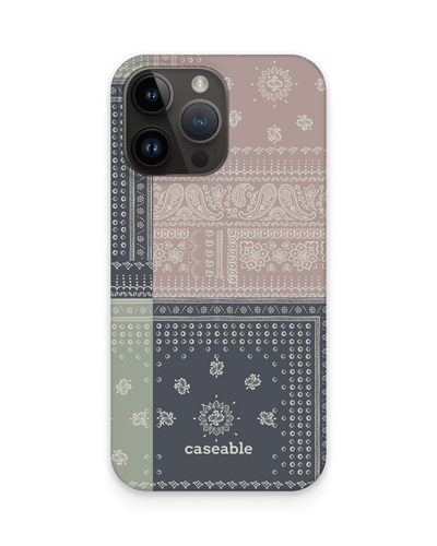 Bandana Patchwork Hard Shell Phone Case for Apple iPhone 14 Pro Max