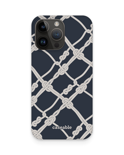 Nautical Knots Hard Shell Phone Case for Apple iPhone 15 Pro Max