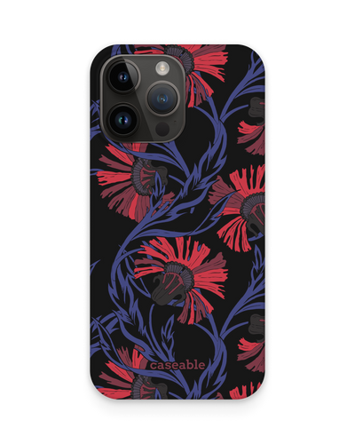 Midnight Floral Hard Shell Phone Case for Apple iPhone 14 Pro Max