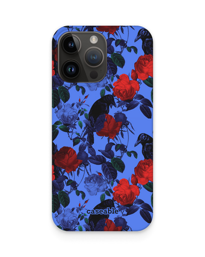 Roses And Ravens Hard Shell Phone Case for Apple iPhone 14 Pro Max