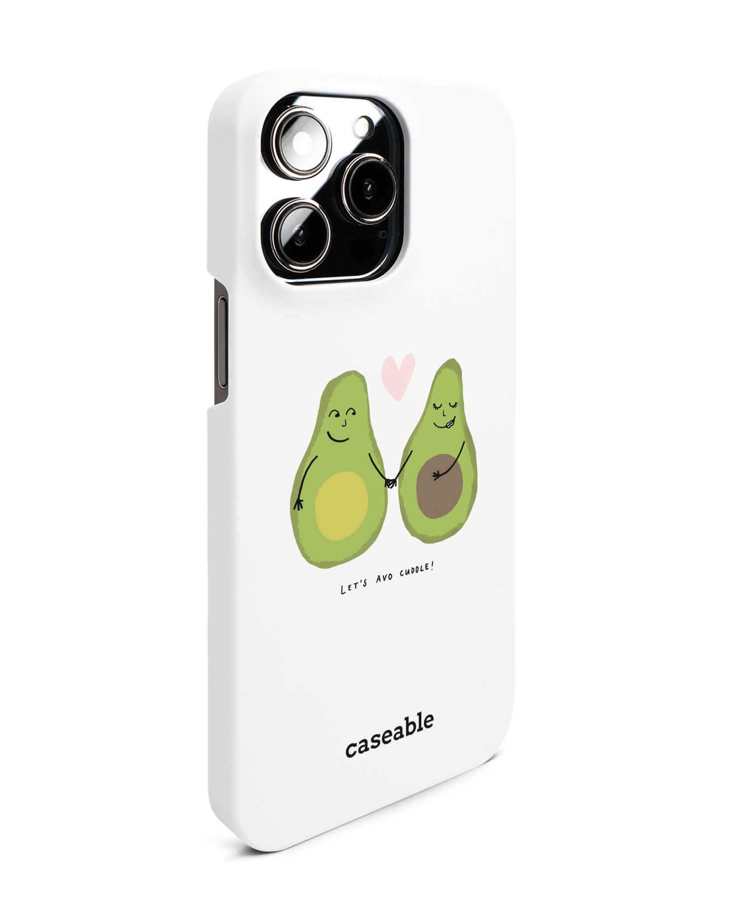 Avocado Hard Shell Phone Case for Apple iPhone 14 Pro Max: View from the left side