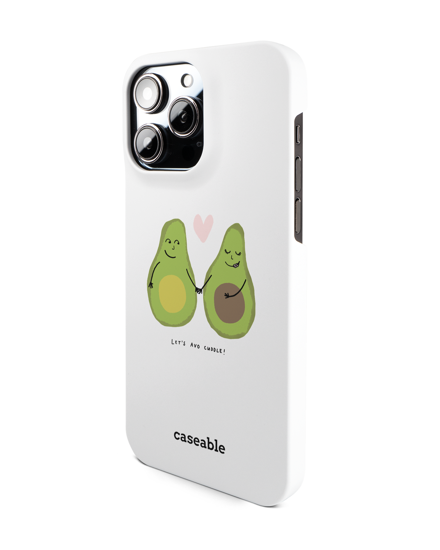 Avocado Hard Shell Phone Case for Apple iPhone 14 Pro Max: View from the right side