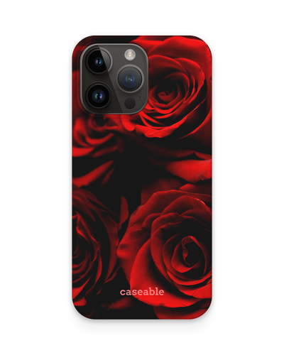 Red Roses Hard Shell Phone Case for Apple iPhone 14 Pro Max