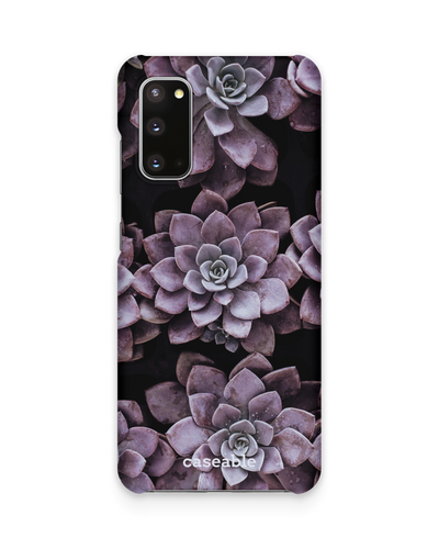 Purple Succulents Hard Shell Phone Case Samsung Galaxy S20