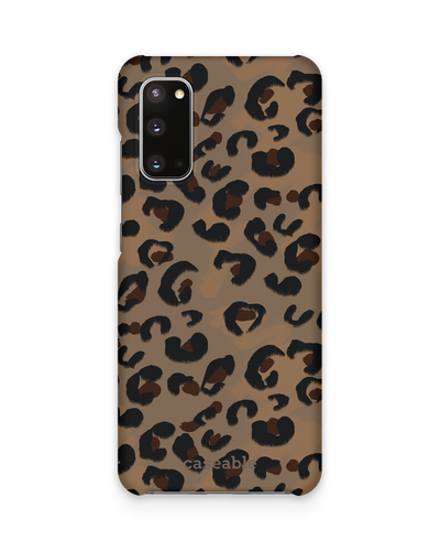 Leopard Repeat Hard Shell Phone Case Samsung Galaxy S20