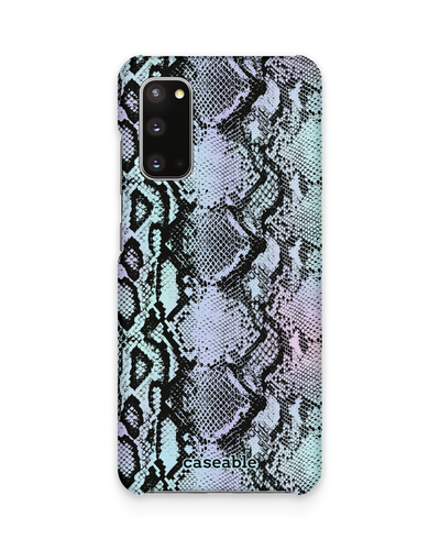 Groovy Snakeskin Hard Shell Phone Case Samsung Galaxy S20