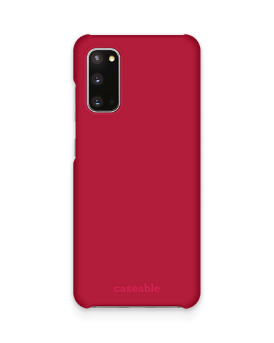 RED Hard Shell Phone Case Samsung Galaxy S20