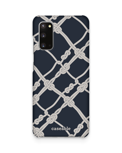Nautical Knots Hard Shell Phone Case Samsung Galaxy S20
