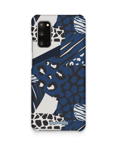 Animal Print Patchwork Hard Shell Phone Case Samsung Galaxy S20