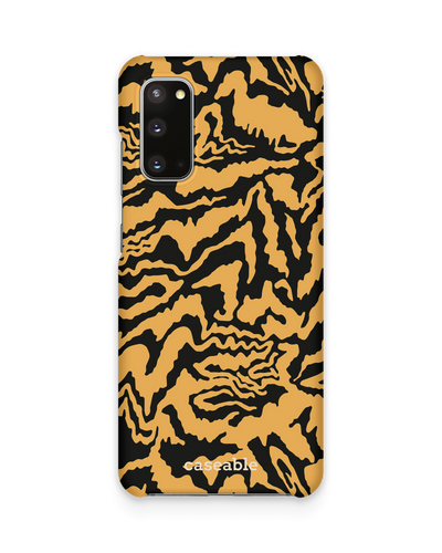 Warped Tiger Stripes Hard Shell Phone Case Samsung Galaxy S20