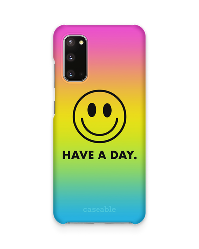 Have A Day Hard Shell Phone Case Samsung Galaxy S20