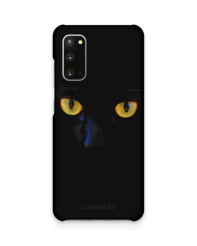 Black Cat Hard Shell Phone Case Samsung Galaxy S20