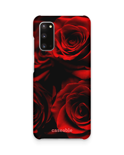 Red Roses Hard Shell Phone Case Samsung Galaxy S20