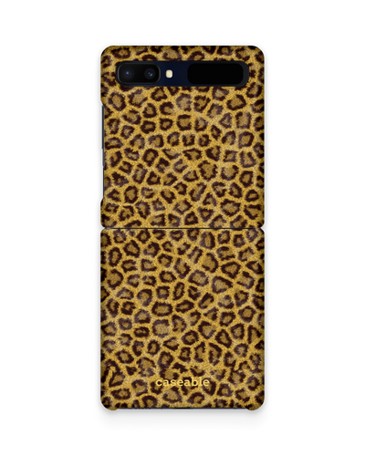 Leopard Skin Hard Shell Phone Case Samsung Galaxy Z Flip