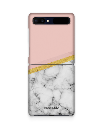 Marble Slice Hard Shell Phone Case Samsung Galaxy Z Flip