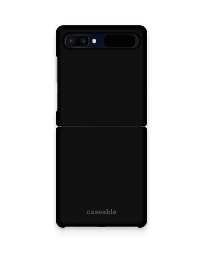 BLACK Hard Shell Phone Case Samsung Galaxy Z Flip
