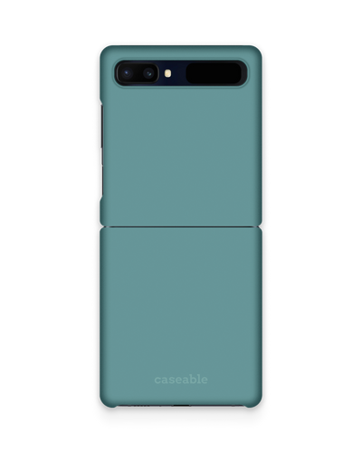 TURQUOISE Hard Shell Phone Case Samsung Galaxy Z Flip