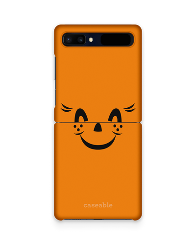 Pumpkin Smiles Hard Shell Phone Case Samsung Galaxy Z Flip