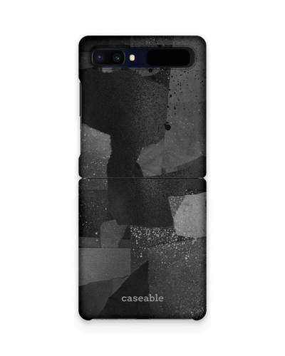 Torn Paper Collage Hard Shell Phone Case Samsung Galaxy Z Flip