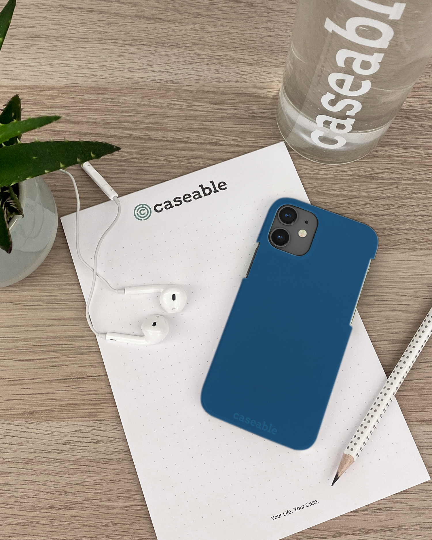 CLASSIC BLUE Hard Shell Phone Case Apple iPhone 12 mini: Mood Shot