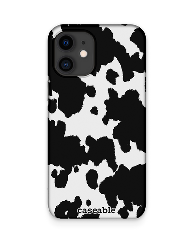 Cow Print Hard Shell Phone Case Apple iPhone 12 mini