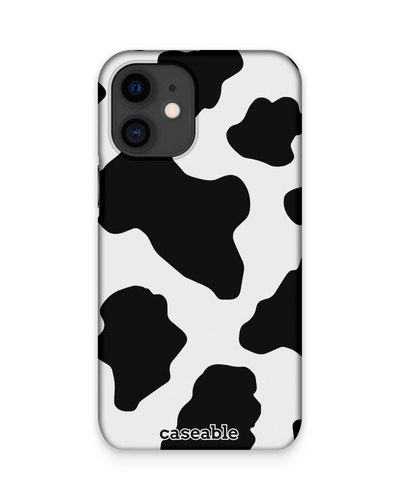 Cow Print 2 Hard Shell Phone Case Apple iPhone 12 mini