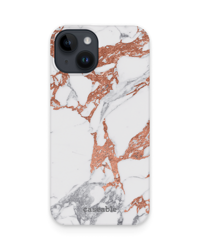 Marble Mix Hard Shell Phone Case for Apple iPhone 14