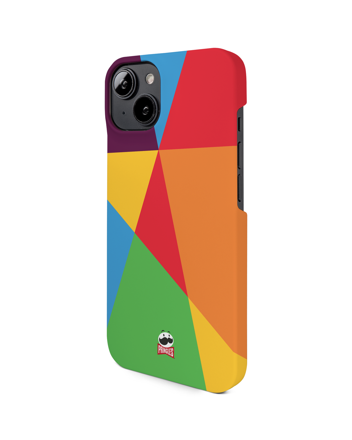 Pringles Abstract Hard Shell Phone Case for Apple iPhone 14: View from the right side