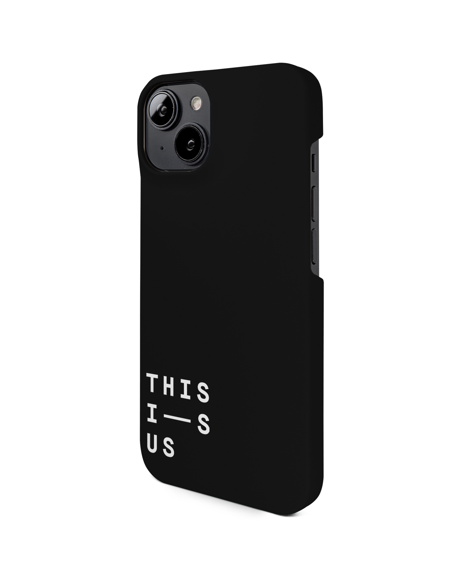 This Is Us Hard Shell Phone Case for Apple iPhone 14: View from the right side