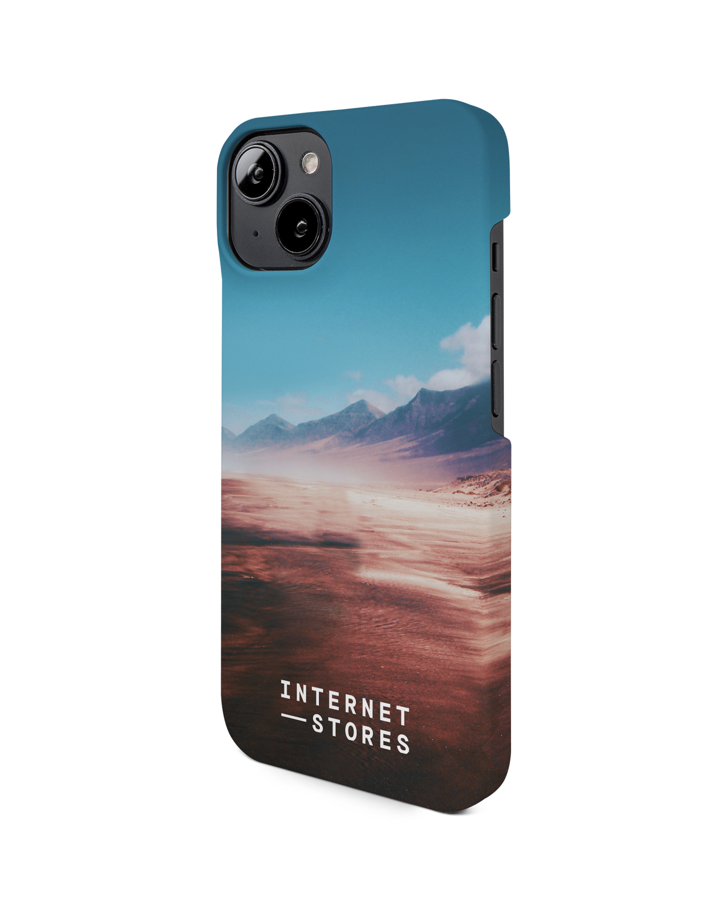 Sky Hard Shell Phone Case for Apple iPhone 14: View from the right side