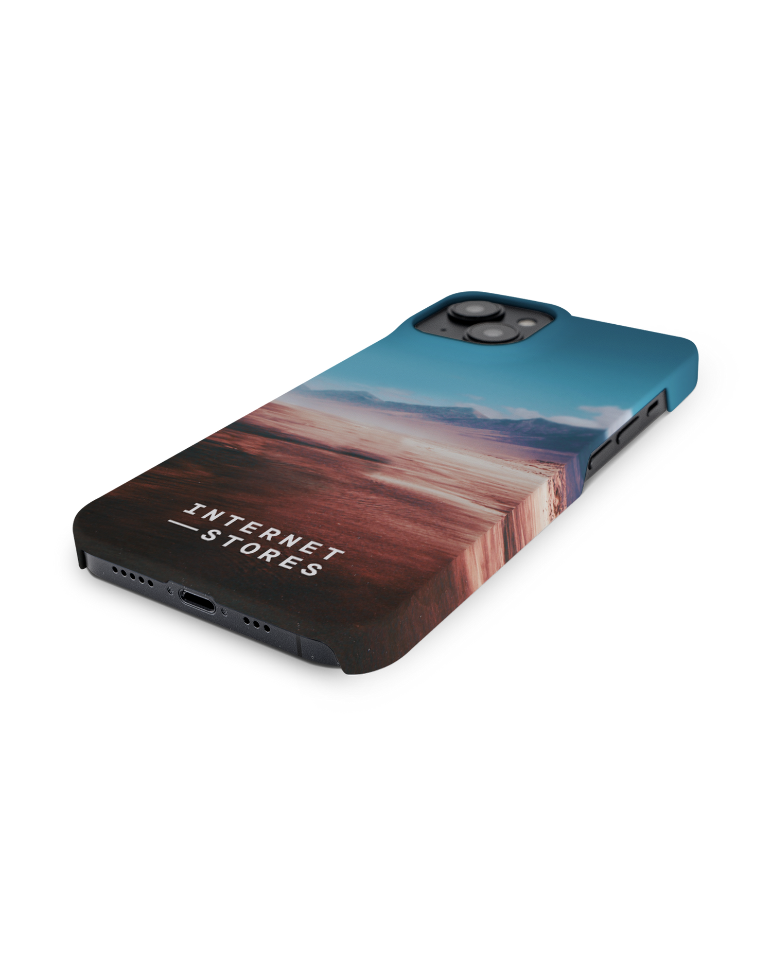 Sky Hard Shell Phone Case for Apple iPhone 14: Lying