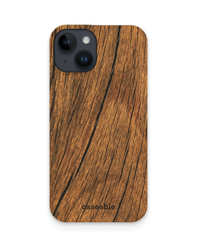 Wood Hard Shell Phone Case for Apple iPhone 15