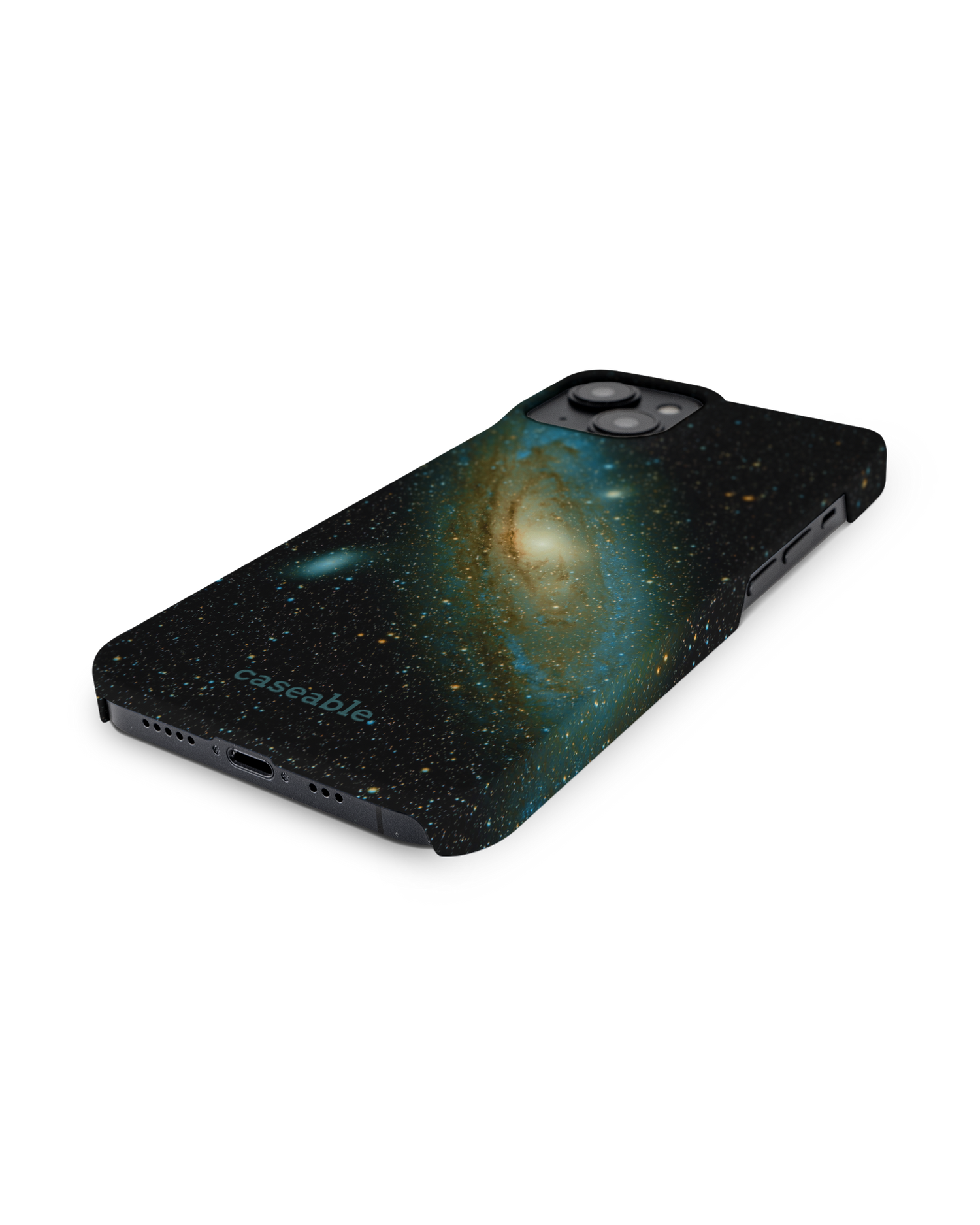 Outer Space Hard Shell Phone Case for Apple iPhone 14: Lying
