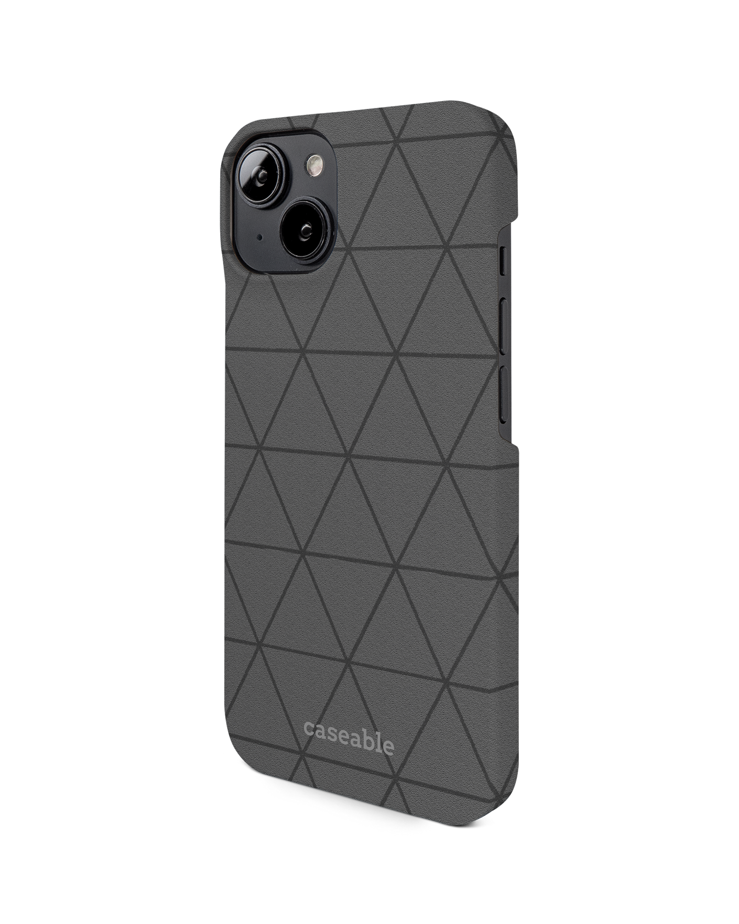 Ash Hard Shell Phone Case for Apple iPhone 14: View from the right side