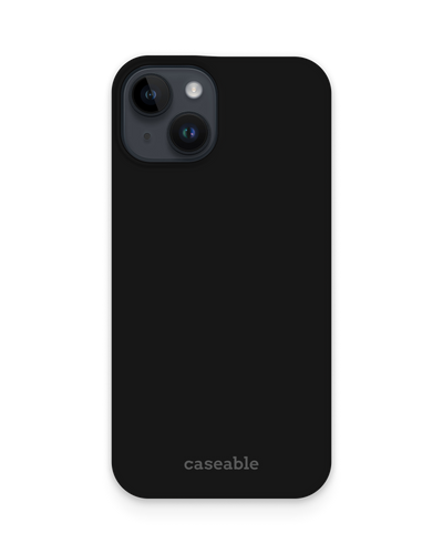 BLACK Hard Shell Phone Case for Apple iPhone 14