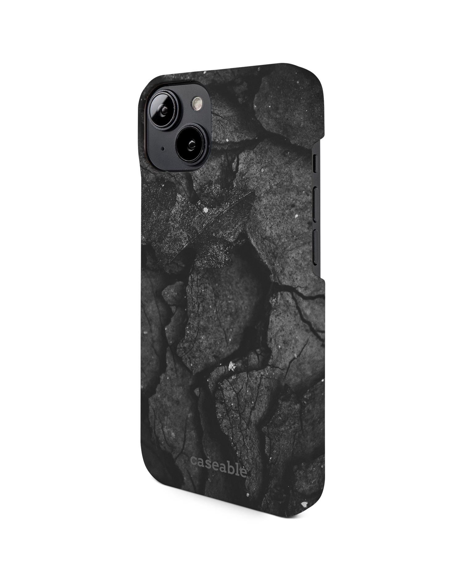 Carbon Hard Shell Phone Case for Apple iPhone 14: View from the right side