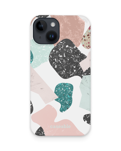 Scattered Shapes Hard Shell Phone Case for Apple iPhone 15