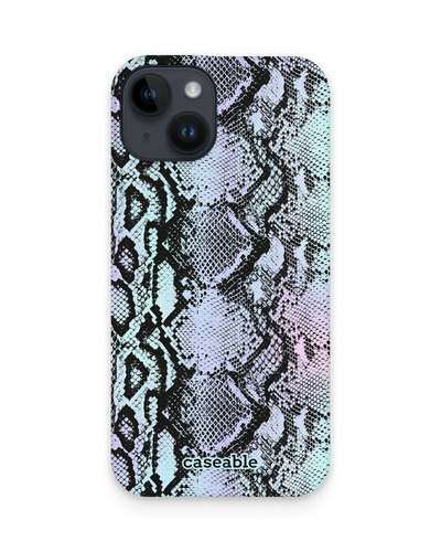 Groovy Snakeskin Hard Shell Phone Case for Apple iPhone 14