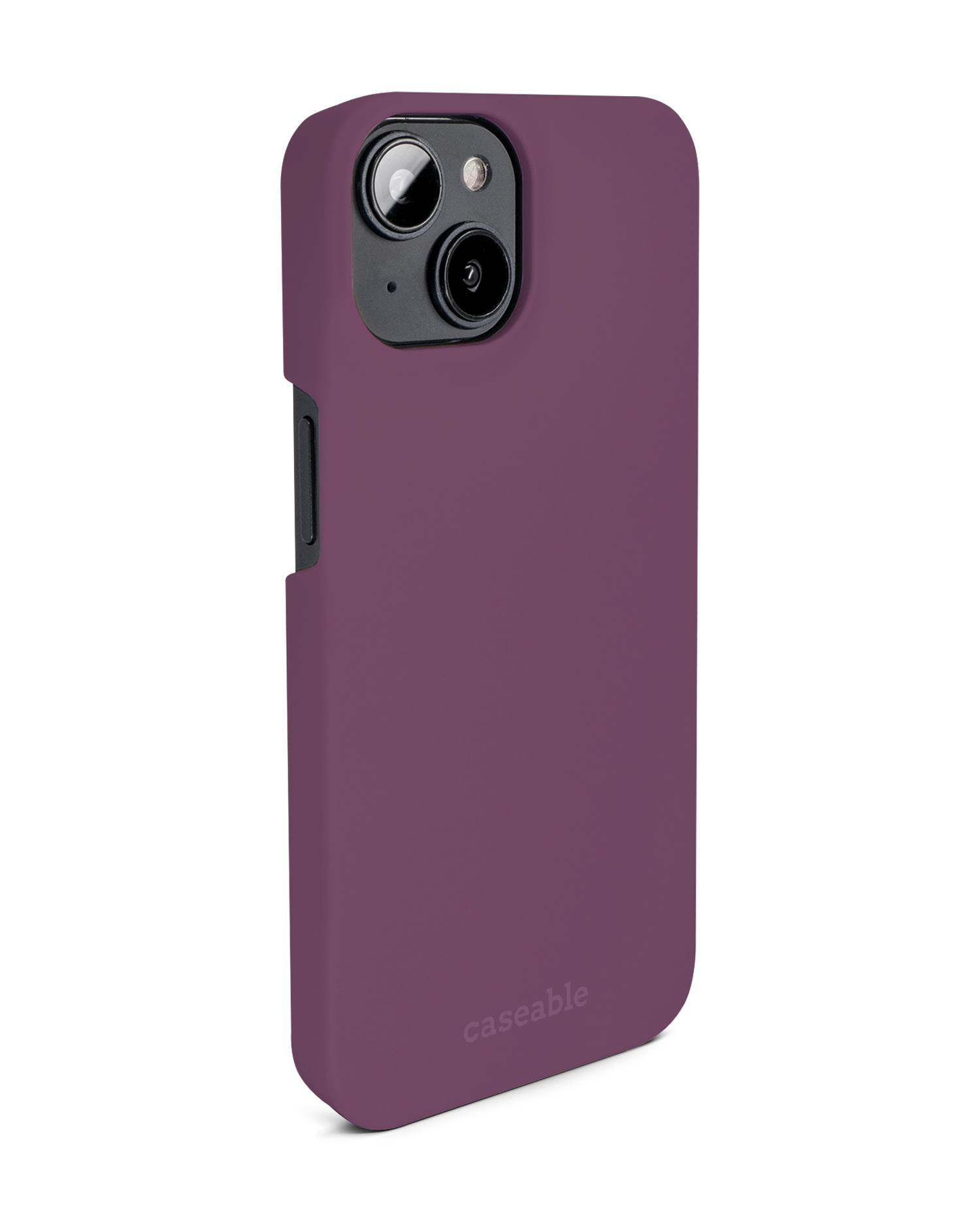 PLUM Hard Shell Phone Case for Apple iPhone 14: View from the left side